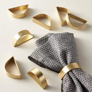 Gold Round Napkin Ring