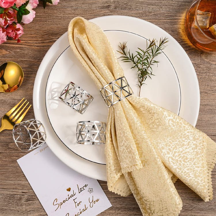 Silver Round Napkin Ring